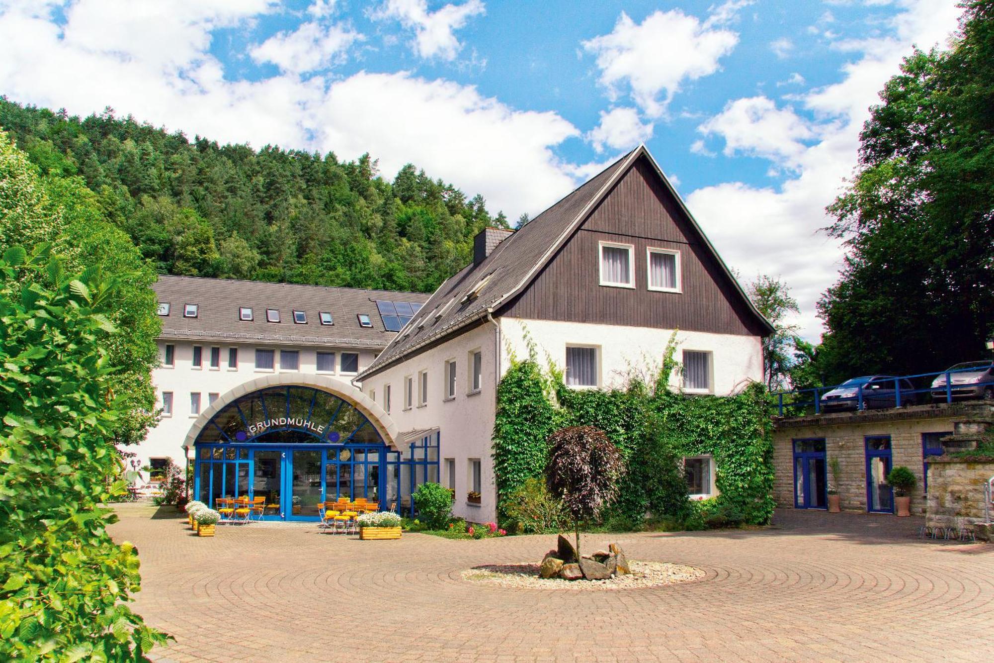 Hotel Garni Grundmuehle Bad Schandau Buitenkant foto